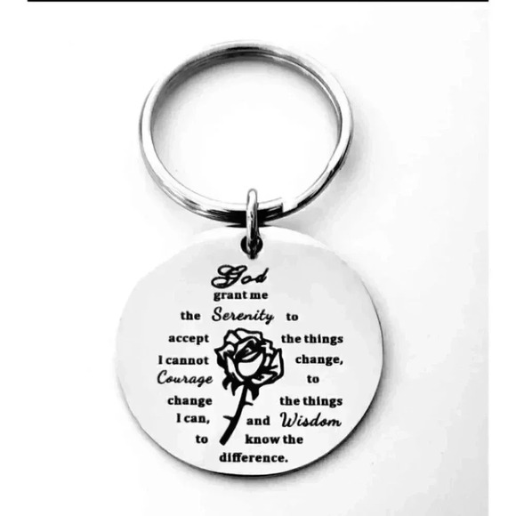 God Grand Me The Serenity .... Keychain - Picture 1 of 2